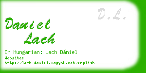 daniel lach business card